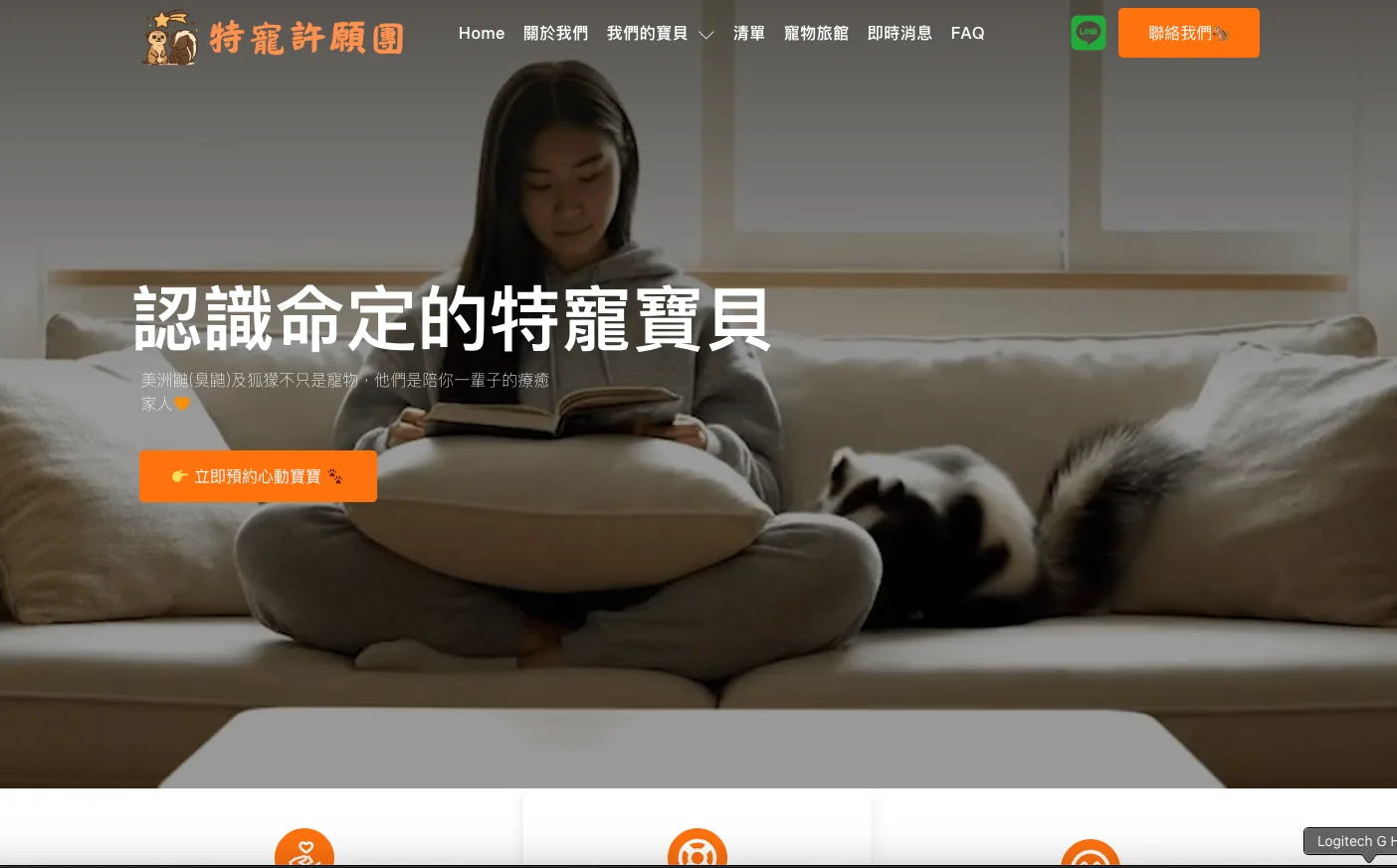 特寵許願團網站實際交付畫面